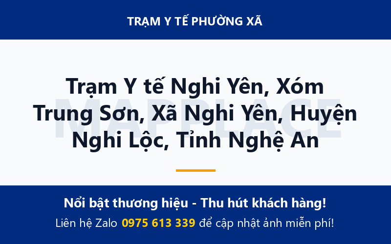 Trạm Y tế Nghi Yên, Xóm Trung Sơn, Xã Nghi Yên, Huyện Nghi Lộc, Tỉnh Nghệ An