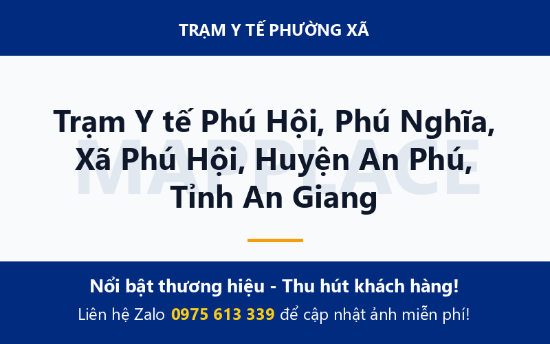 Trạm Y tế Phú Hội, Phú Nghĩa, Xã Phú Hội, Huyện An Phú, Tỉnh An Giang