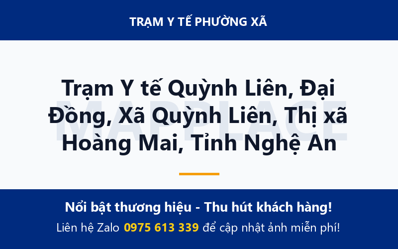 Trạm Y tế Quỳnh Liên, Đại Đồng, Xã Quỳnh Liên, Thị xã Hoàng Mai, Tỉnh Nghệ An