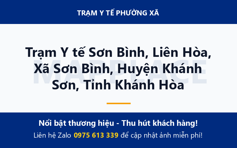 Trạm Y tế Sơn Bình, Liên Hòa, Xã Sơn Bình, Huyện Khánh Sơn, Tỉnh Khánh Hòa