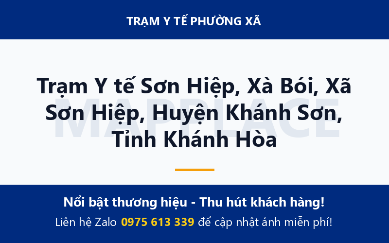 Trạm Y tế Sơn Hiệp, Xà Bói, Xã Sơn Hiệp, Huyện Khánh Sơn, Tỉnh Khánh Hòa