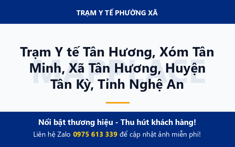 Trạm Y tế Tân Hương, Xóm Tân Minh, Xã Tân Hương, Huyện Tân Kỳ, Tỉnh Nghệ An