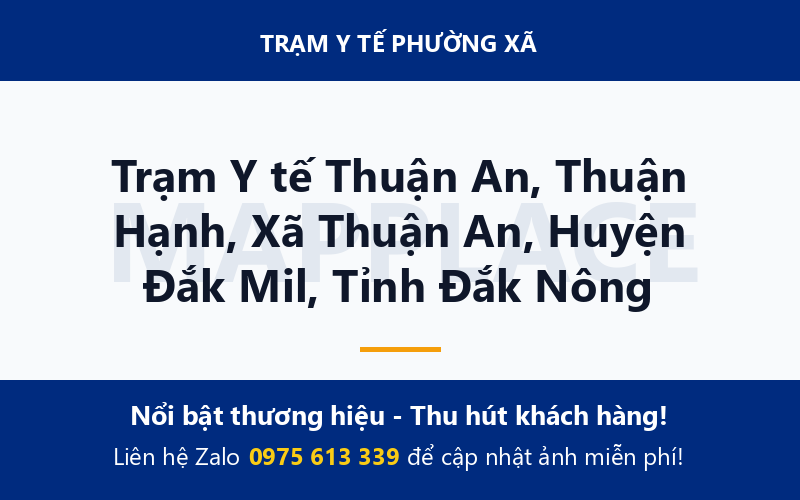 Trạm Y tế Thuận An, Thuận Hạnh, Xã Thuận An, Huyện Đắk Mil, Tỉnh Đắk Nông