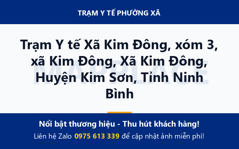 Trạm Y tế Xã Kim Đông, xóm 3, xã Kim Đông, Xã Kim Đông, Huyện Kim Sơn, Tỉnh Ninh Bình