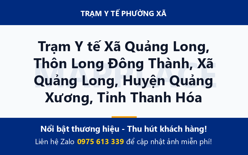 Trạm Y tế Xã Quảng Long, Thôn Long Đông Thành, Xã Quảng Long, Huyện Quảng Xương, Tỉnh Thanh Hóa
