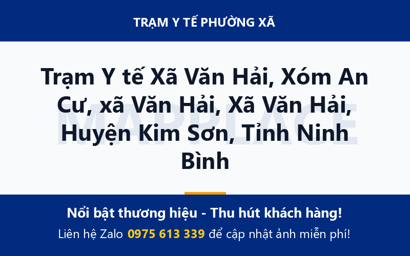 Trạm Y tế Xã Văn Hải, Xóm An Cư, xã Văn Hải, Xã Văn Hải, Huyện Kim Sơn, Tỉnh Ninh Bình
