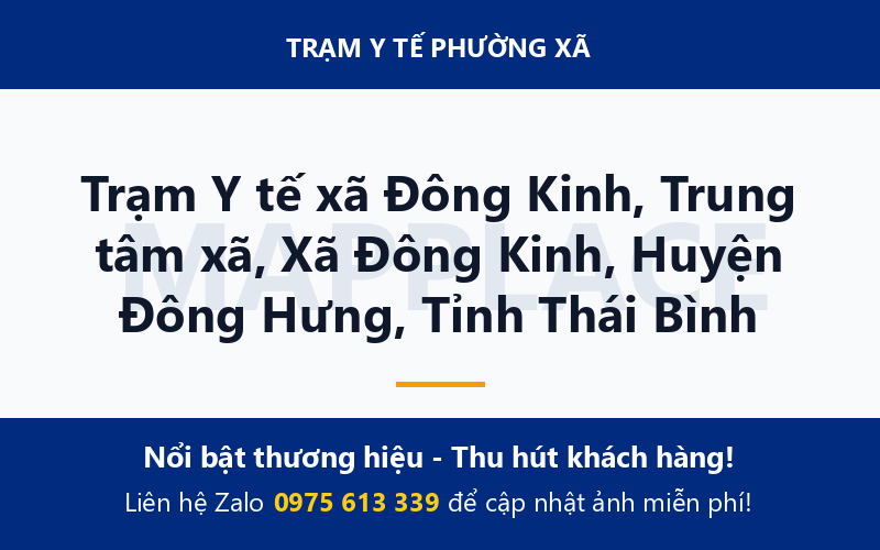 Trạm Y tế xã Đông Kinh, Trung tâm xã, Xã Đông Kinh, Huyện Đông Hưng, Tỉnh Thái Bình