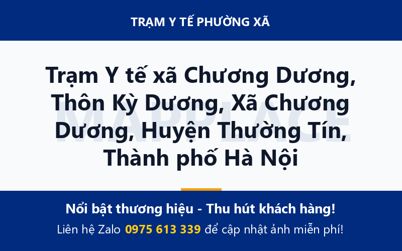 Trạm Y tế xã Chương Dương, Thôn Kỳ Dương, Xã Chương Dương, Huyện Thường Tín, Thành phố Hà Nội