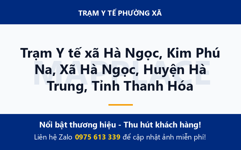 Trạm Y tế xã Hà Ngọc, Kim Phú Na, Xã Hà Ngọc, Huyện Hà Trung, Tỉnh Thanh Hóa
