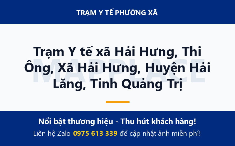 Trạm Y tế xã Hải Hưng, Thi Ông, Xã Hải Hưng, Huyện Hải Lăng, Tỉnh Quảng Trị