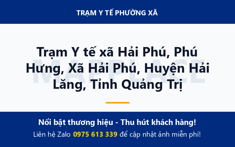 Trạm Y tế xã Hải Phú, Phú Hưng, Xã Hải Phú, Huyện Hải Lăng, Tỉnh Quảng Trị