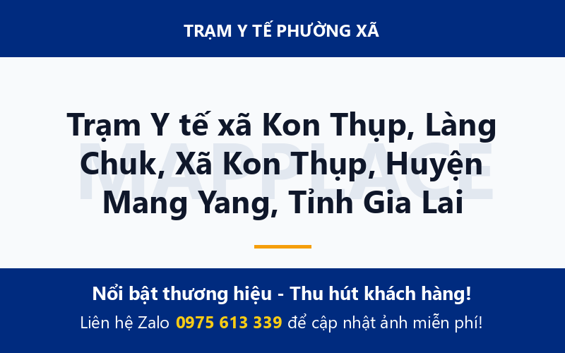 Trạm Y tế xã Kon Thụp, Làng Chuk, Xã Kon Thụp, Huyện Mang Yang, Tỉnh Gia Lai