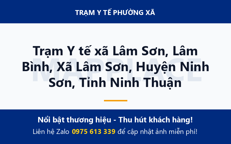Trạm Y tế xã Lâm Sơn, Lâm Bình, Xã Lâm Sơn, Huyện Ninh Sơn, Tỉnh Ninh Thuận