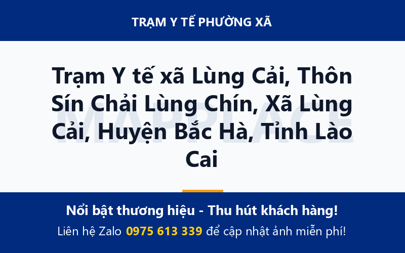 Trạm Y tế xã Lùng Cải, Thôn Sín Chải Lùng Chín, Xã Lùng Cải, Huyện Bắc Hà, Tỉnh Lào Cai