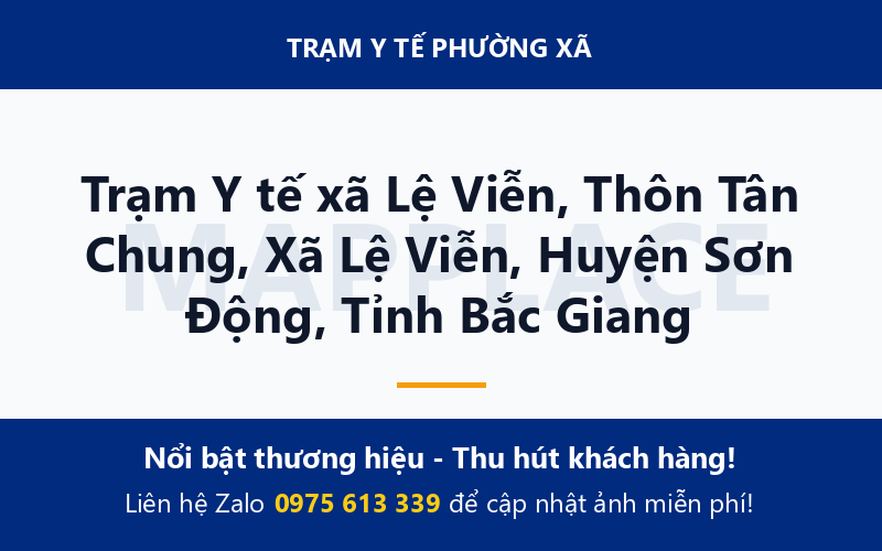 Trạm Y tế xã Lệ Viễn, Thôn Tân Chung, Xã Lệ Viễn, Huyện Sơn Động, Tỉnh Bắc Giang