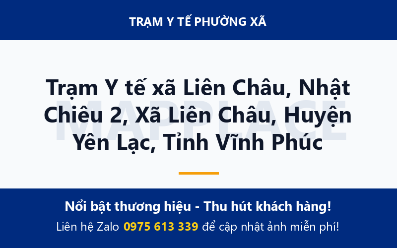 Trạm Y tế xã Liên Châu, Nhật Chiêu 2, Xã Liên Châu, Huyện Yên Lạc, Tỉnh Vĩnh Phúc