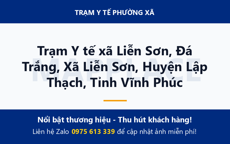 Trạm Y tế xã Liễn Sơn, Đá Trắng, Xã Liễn Sơn, Huyện Lập Thạch, Tỉnh Vĩnh Phúc