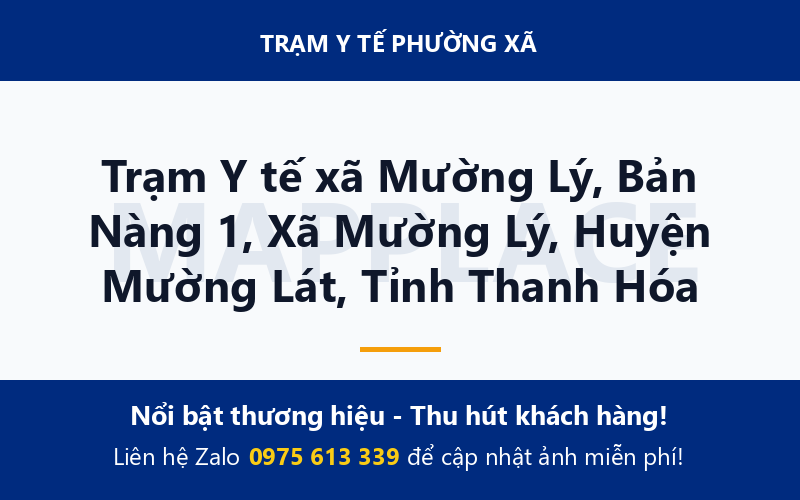 Trạm Y tế xã Mường Lý, Bản Nàng 1, Xã Mường Lý, Huyện Mường Lát, Tỉnh Thanh Hóa