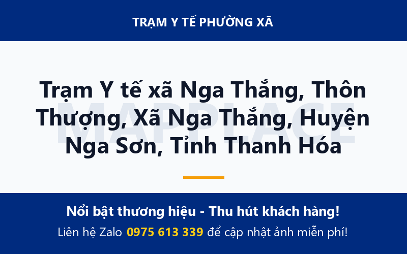 Trạm Y tế xã Nga Thắng, Thôn Thượng, Xã Nga Thắng, Huyện Nga Sơn, Tỉnh Thanh Hóa