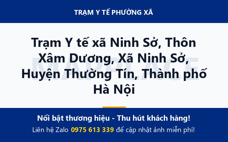 Trạm Y tế xã Ninh Sở, Thôn Xâm Dương, Xã Ninh Sở, Huyện Thường Tín, Thành phố Hà Nội