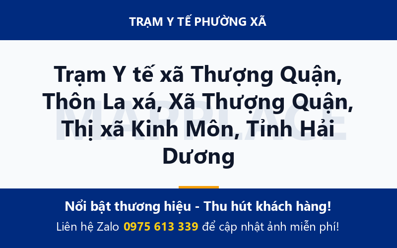 Trạm Y tế xã Thượng Quận, Thôn La xá, Xã Thượng Quận, Thị xã Kinh Môn, Tỉnh Hải Dương