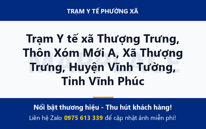 Trạm Y tế xã Thượng Trưng, Thôn Xóm Mới A, Xã Thượng Trưng, Huyện Vĩnh Tường, Tỉnh Vĩnh Phúc