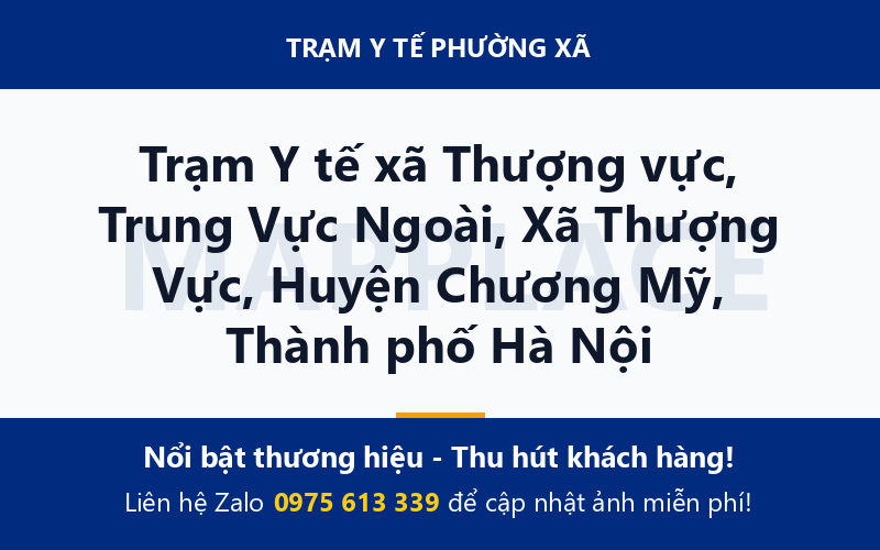 Trạm Y tế xã Thượng vực, Trung Vực Ngoài, Xã Thượng Vực, Huyện Chương Mỹ, Thành phố Hà Nội