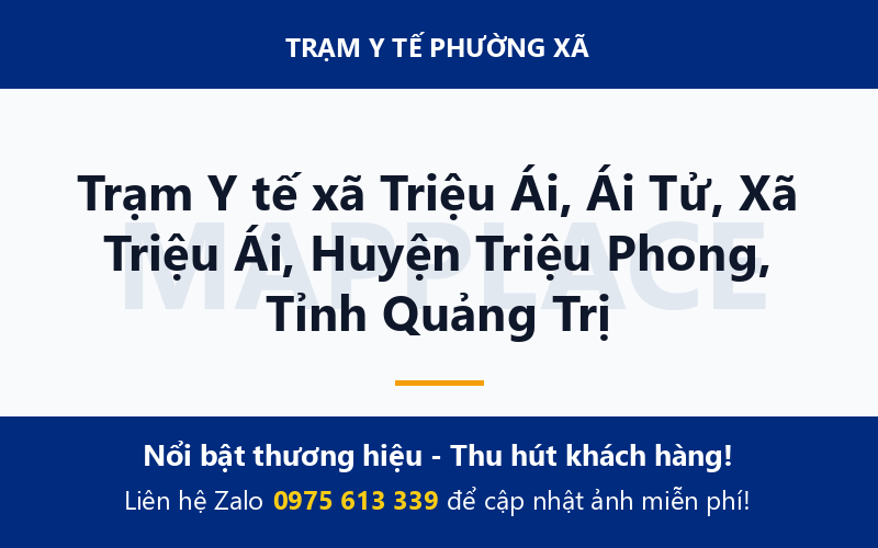 Trạm Y tế xã Triệu Ái, Ái Tử, Xã Triệu Ái, Huyện Triệu Phong, Tỉnh Quảng Trị