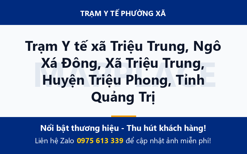 Trạm Y tế xã Triệu Trung, Ngô Xá Đông, Xã Triệu Trung, Huyện Triệu Phong, Tỉnh Quảng Trị