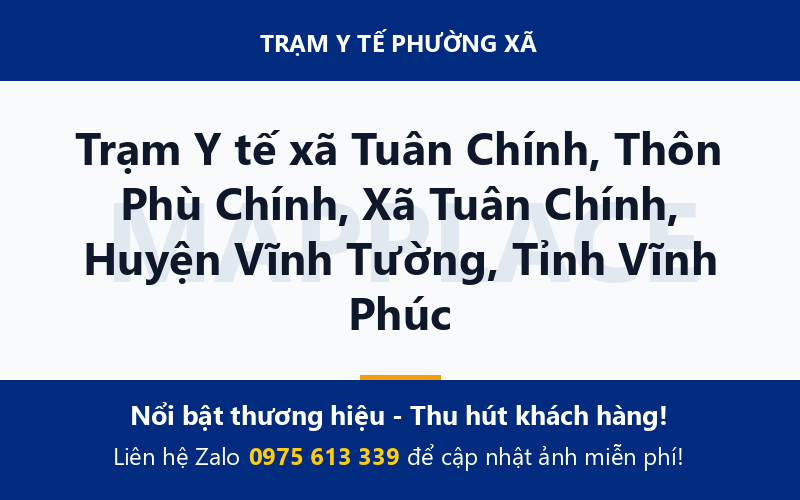Trạm Y tế xã Tuân Chính, Thôn Phù Chính, Xã Tuân Chính, Huyện Vĩnh Tường, Tỉnh Vĩnh Phúc