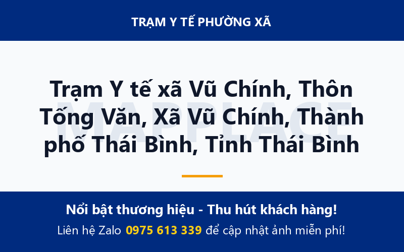 Trạm Y tế xã Vũ Chính, Thôn Tống Văn, Xã Vũ Chính, Thành phố Thái Bình, Tỉnh Thái Bình