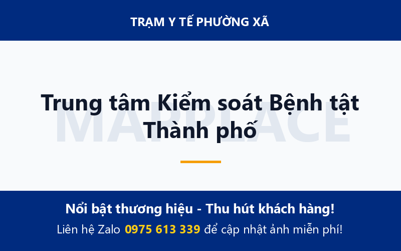Trung tâm Kiểm soát Bệnh tật Thành phố