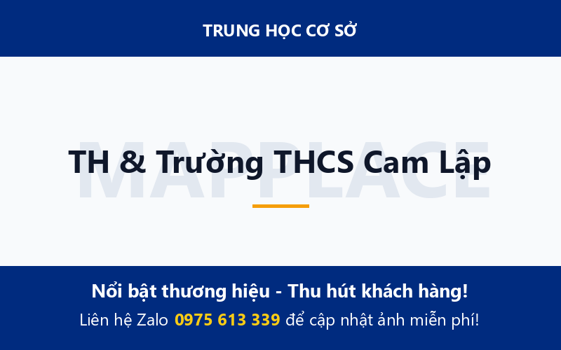 TH & Trường THCS Cam Lập