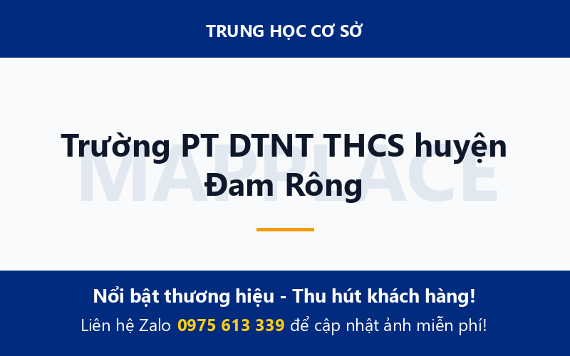 Trường PT DTNT THCS huyện Đam Rông