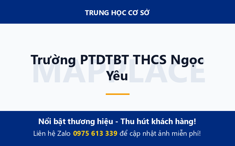 Trường PTDTBT THCS Ngọc Yêu