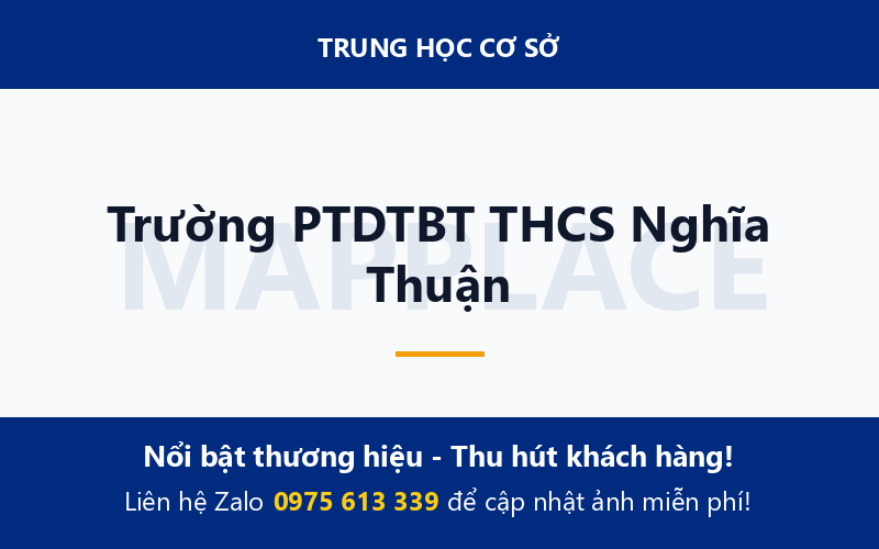 Trường PTDTBT THCS Nghĩa Thuận