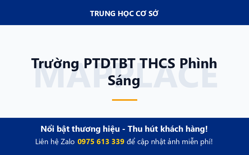 Trường PTDTBT THCS Phình Sáng