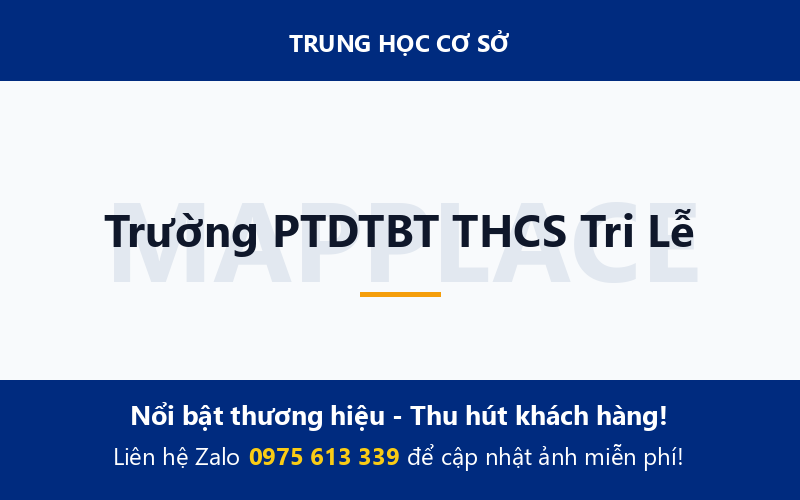 Trường PTDTBT THCS Tri Lễ