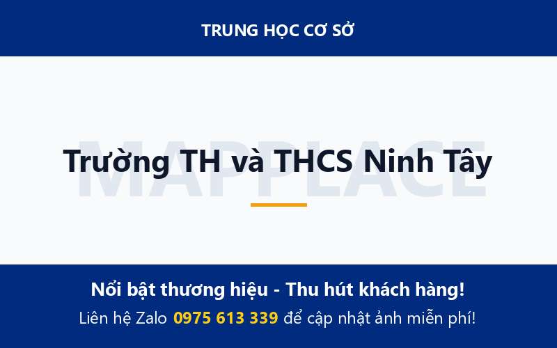 Trường TH và THCS Ninh Tây