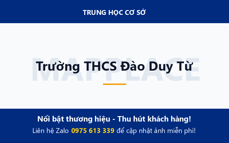 Trường THCS Đào Duy Từ