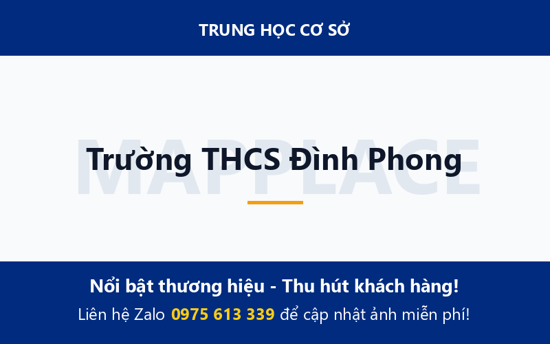 Trường THCS Đình Phong