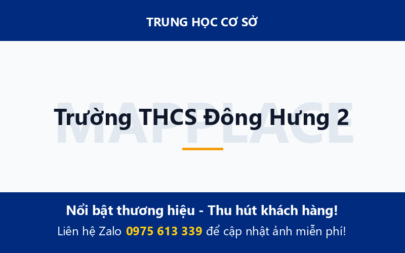 Trường THCS Đông Hưng 2