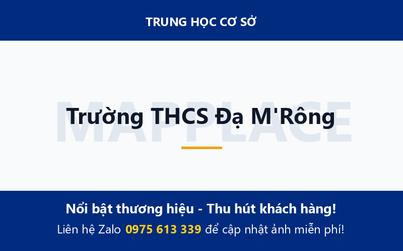 Trường THCS Đạ M'Rông