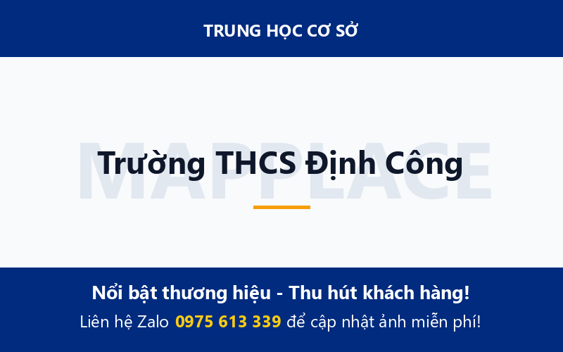 Trường THCS Định Công