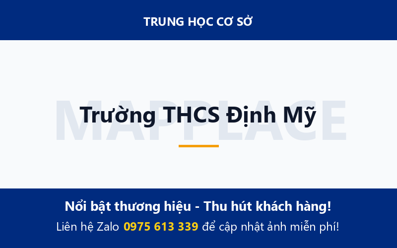 Trường THCS Định Mỹ