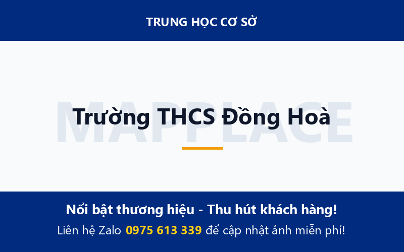Trường THCS Đồng Hoà