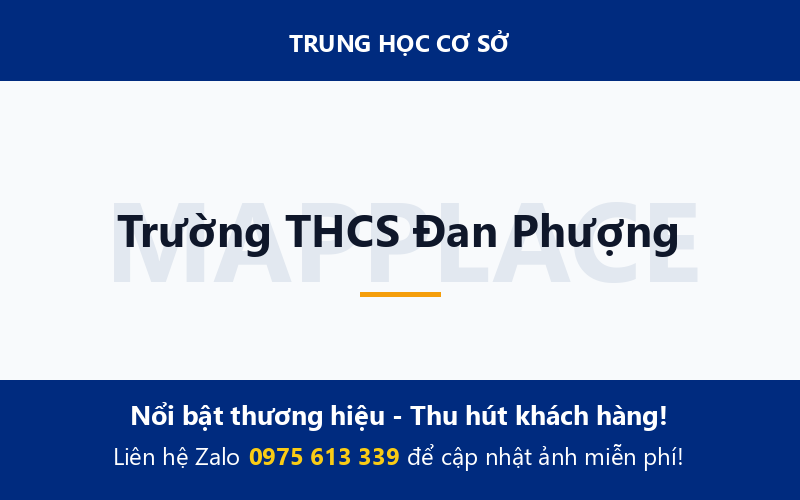 Trường THCS Đan Phượng