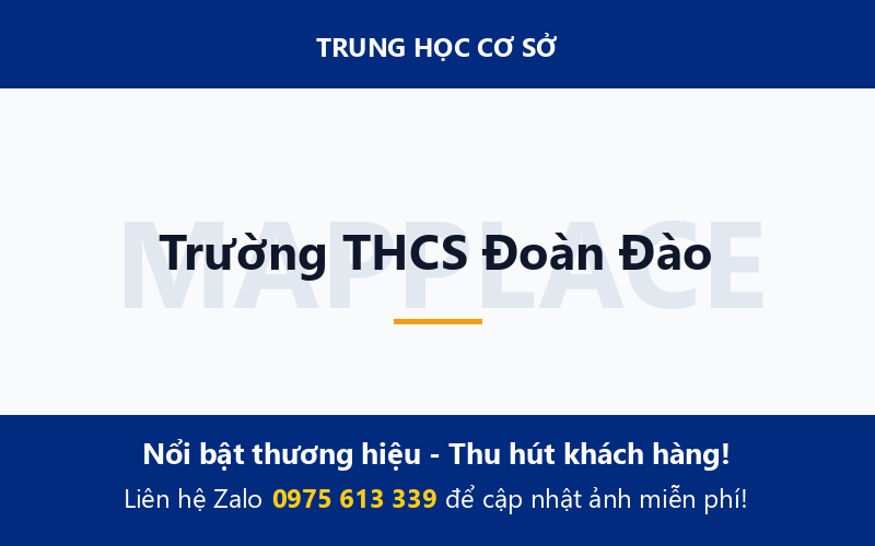 Trường THCS Đoàn Đào