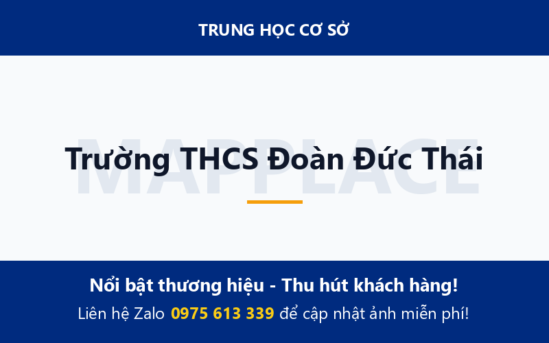 Trường THCS Đoàn Đức Thái