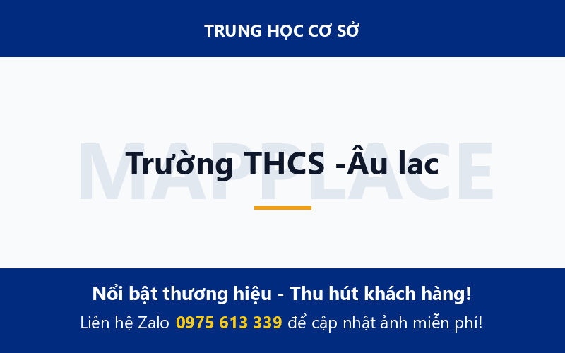 Trường THCS -Âu lac